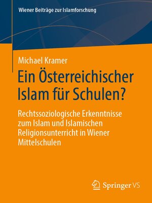cover image of Ein Österreichischer Islam für Schulen?